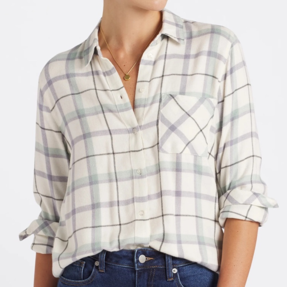 Market & Spruce soft flannel shirt